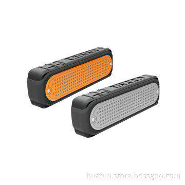 Water proof, NFC, AUX function, micro SD up to 32GB, handsfree call, stereo speakers, line-in, music